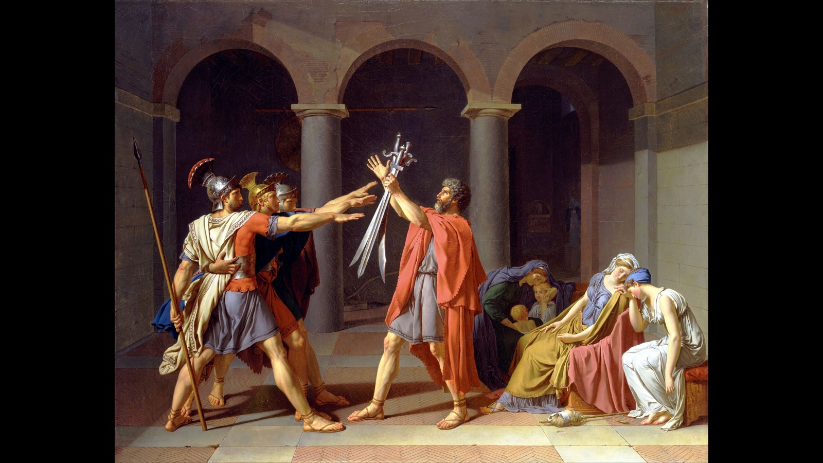 9. The Roman Salute Was Invented By An 18th-Century Painter