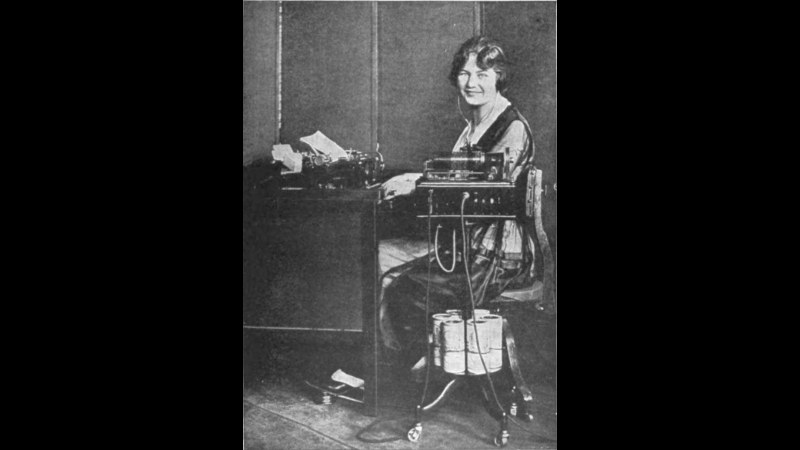 2. The Dictaphone Recorded Your Voice Onto Wax You Could Shave Off