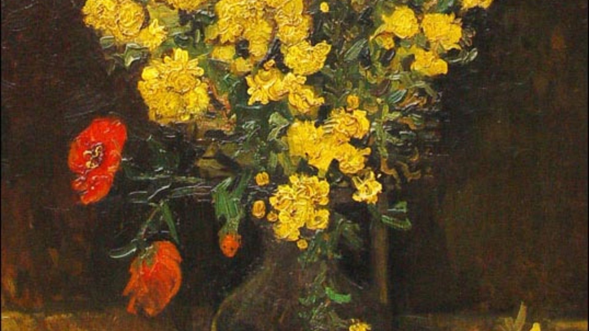 4. Fleurs de pavot (1887)