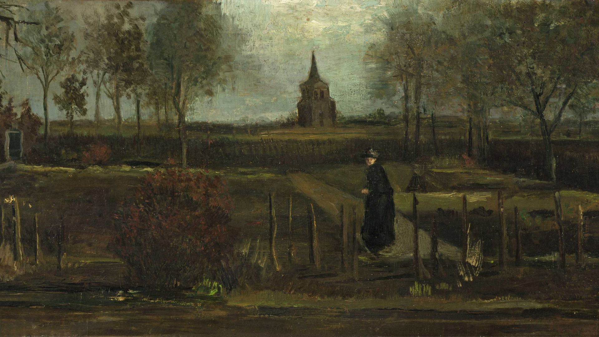 7. Le jardin du presbytère de Nuenen au printemps (1884)