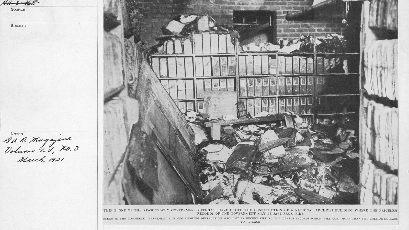 12. Le recensement américain de 1890 a été perdu à la suite d'années de négligence administrative