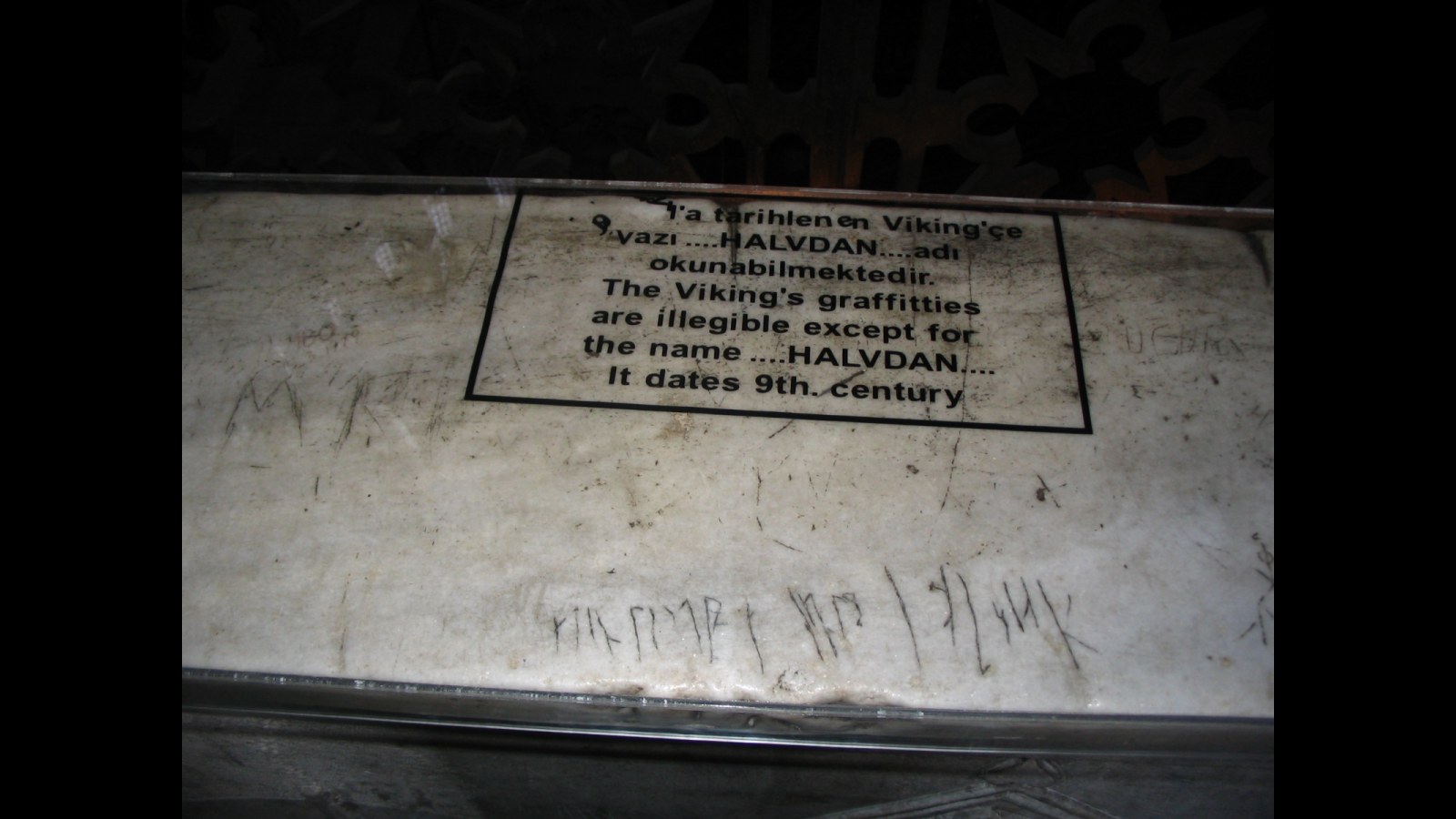 19. "Halfdan Was Here": Carved Inside A Byzantine Cathedral