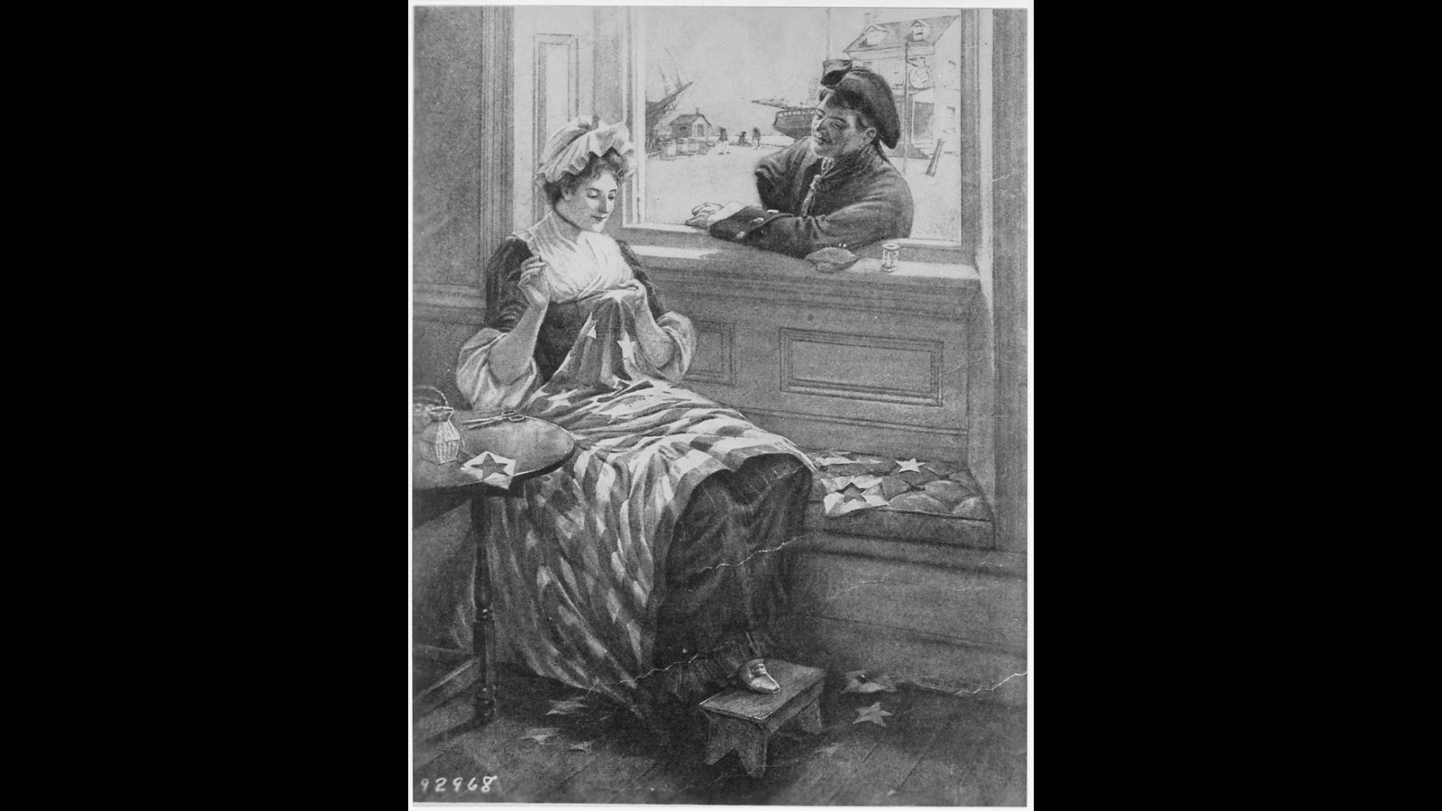 2. Betsy Ross n'a pas conçu le drapeau américain