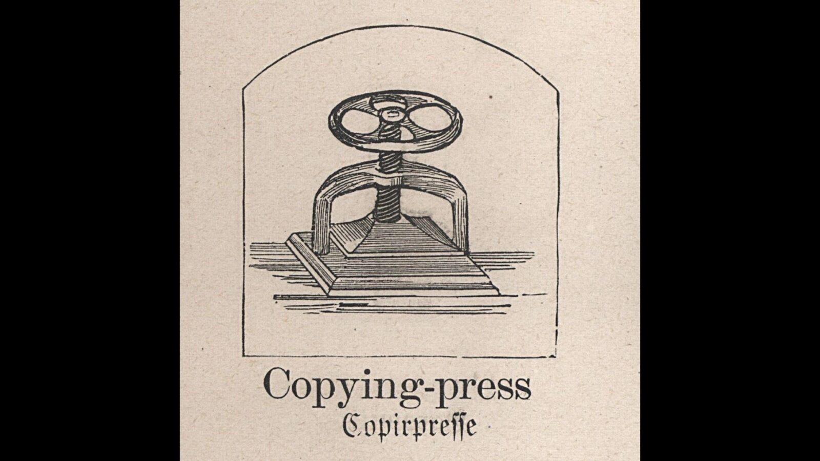 9. La presse à vis de James Watt a permis de dupliquer le courrier sortant