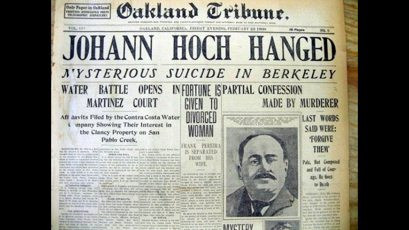 12. Johann Otto Hoch a demandé la main de la sœur de sa victime quelques heures après la mort de celle-ci