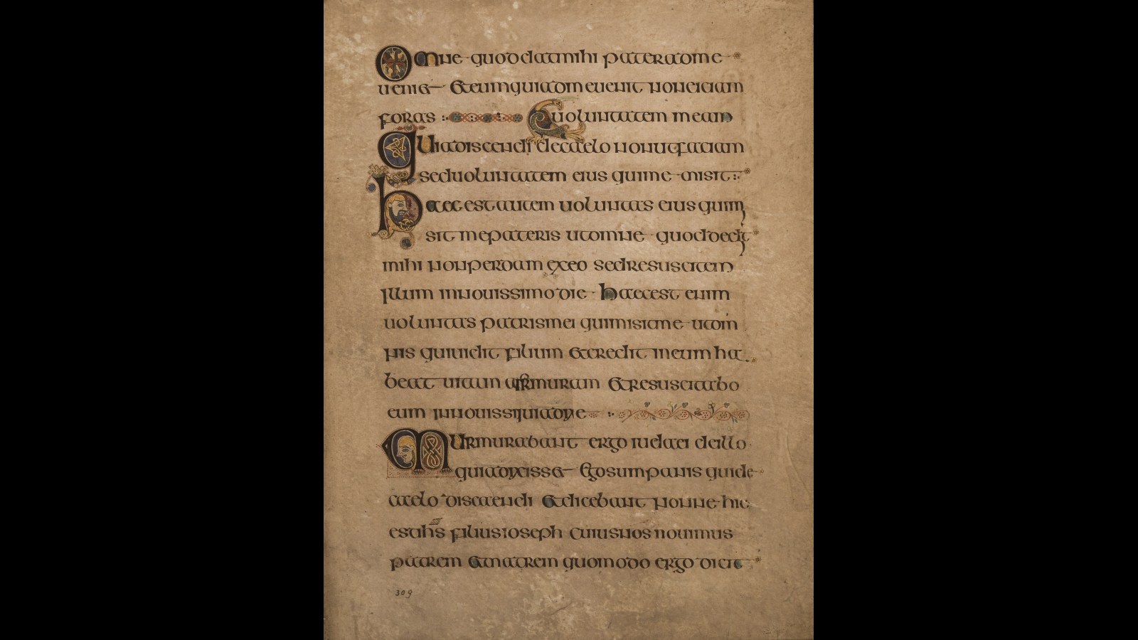8. Gold Leaf And Lapis Lazuli Illuminated Sacred Pages