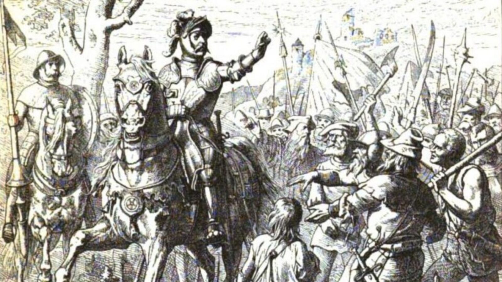 1. C'était un chevalier, un mercenaire et en quelque sorte une menace