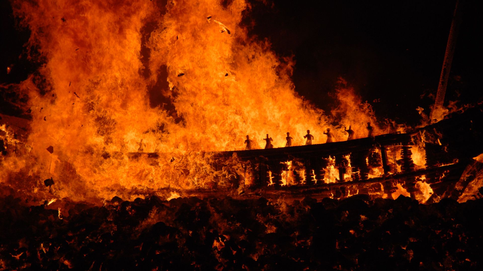 13. L'incendie du Cutty Sark, 2007