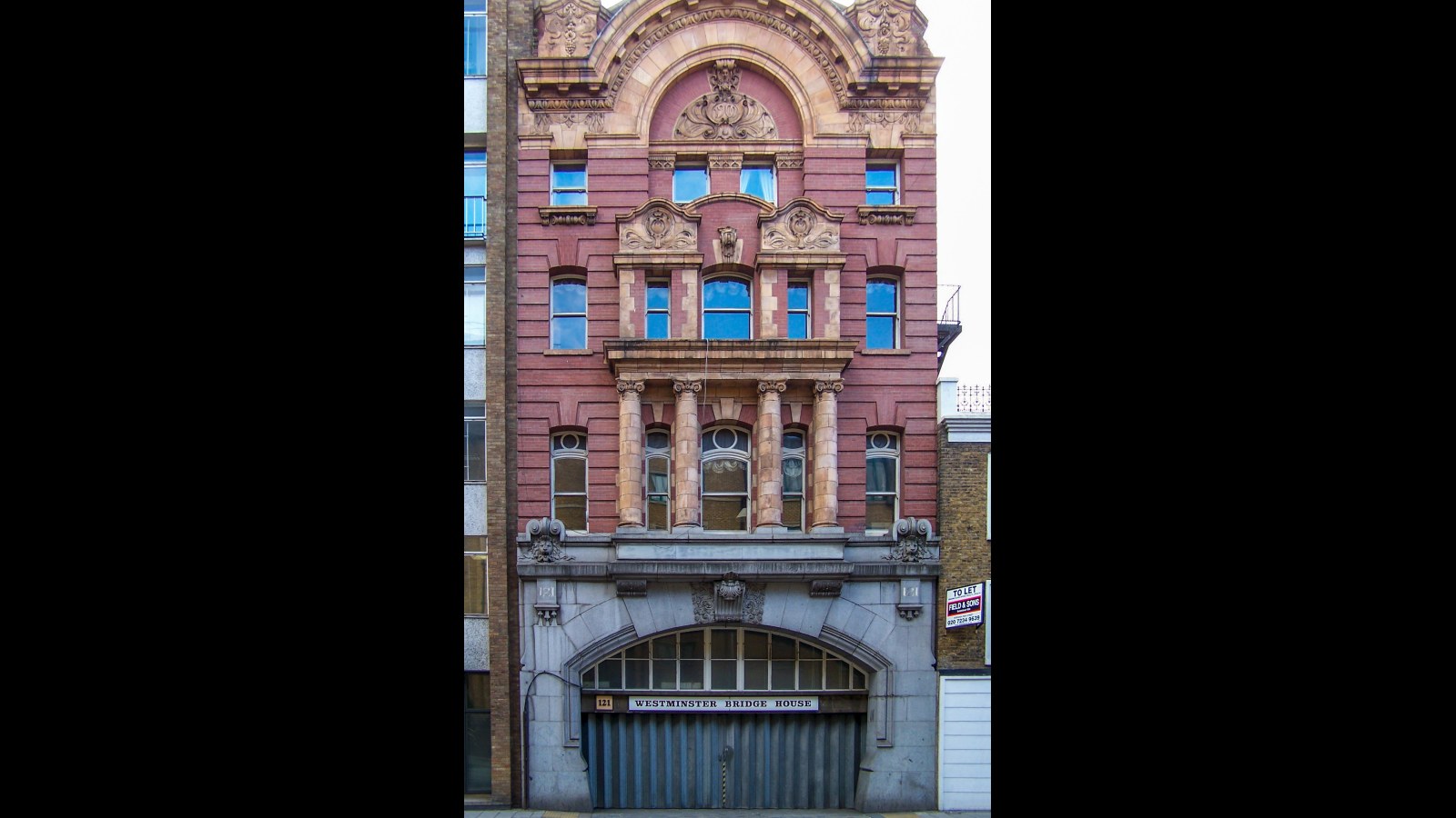 20. A London Doorway Is Nearly All That's Left
