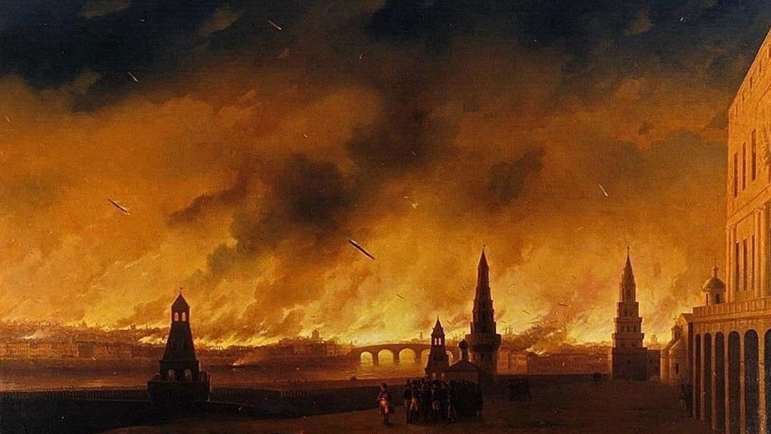3. Moscou a brûlé, et la campagne de Russie de Napoléon s'est soldée par un échec