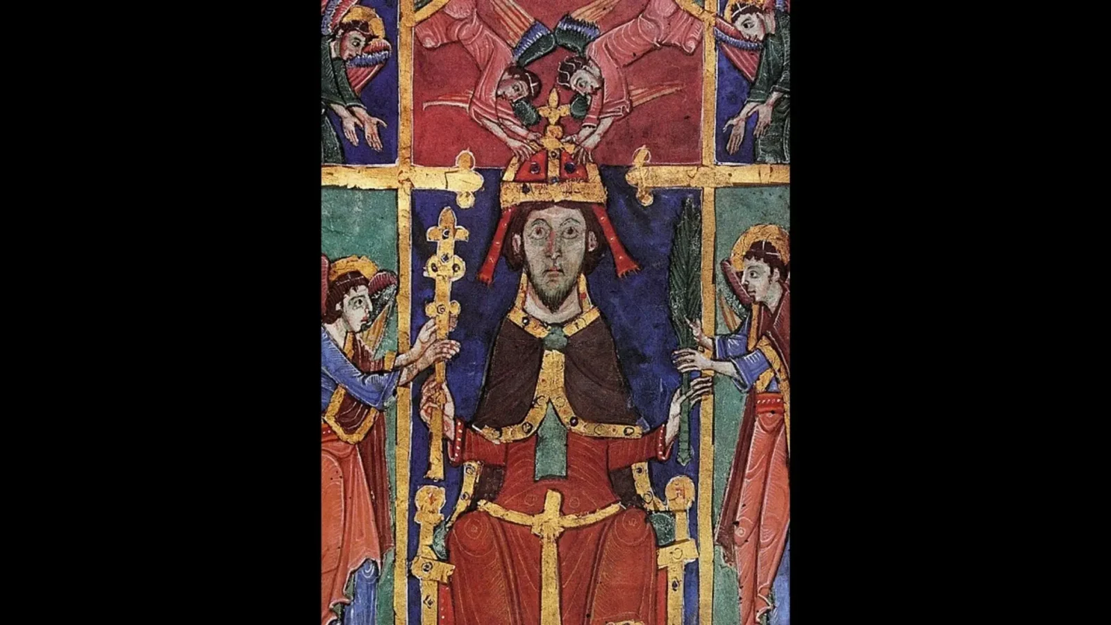 13. La tête coupée de saint Edmund, sortie des bois