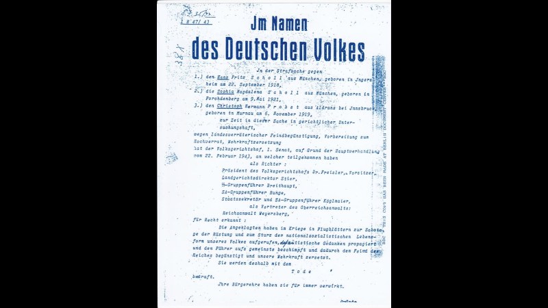 4. Sophie Scholl Faced A Nazi Judge And Became Germany's Conscience