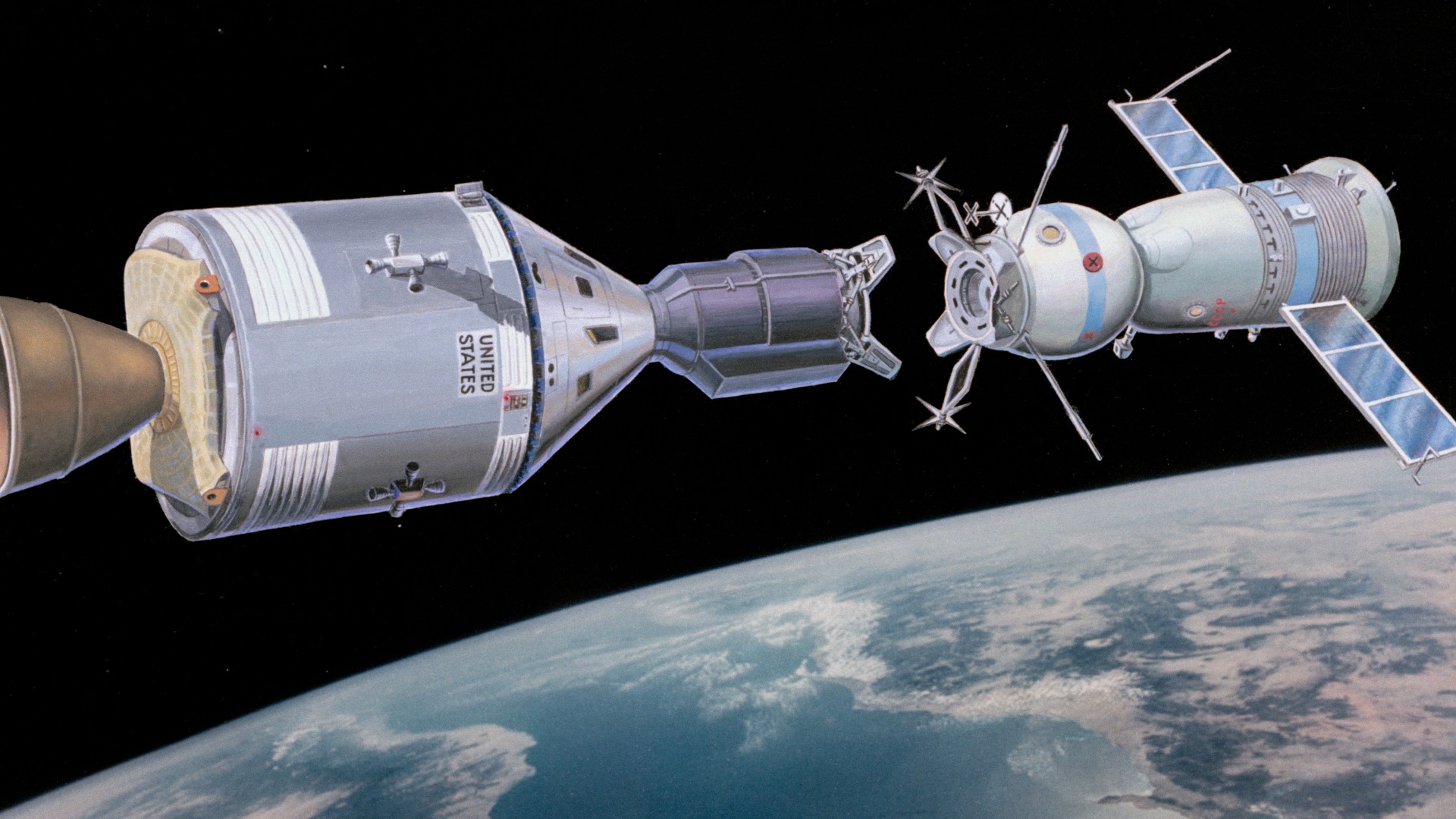 11. La mission Apollo-Soyouz officialise la coopération