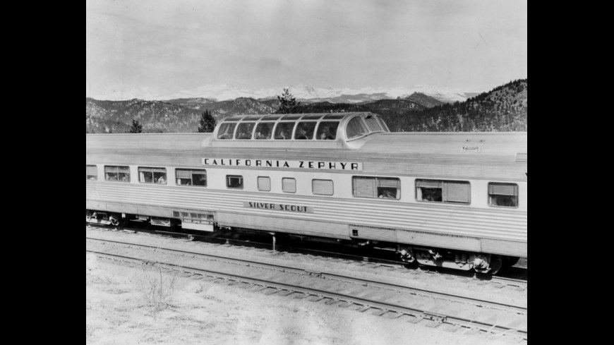 3. Un voyage à bord d'un wagon de queue à travers le Colorado a inspiré la conception de ce wagon à coupole de verre