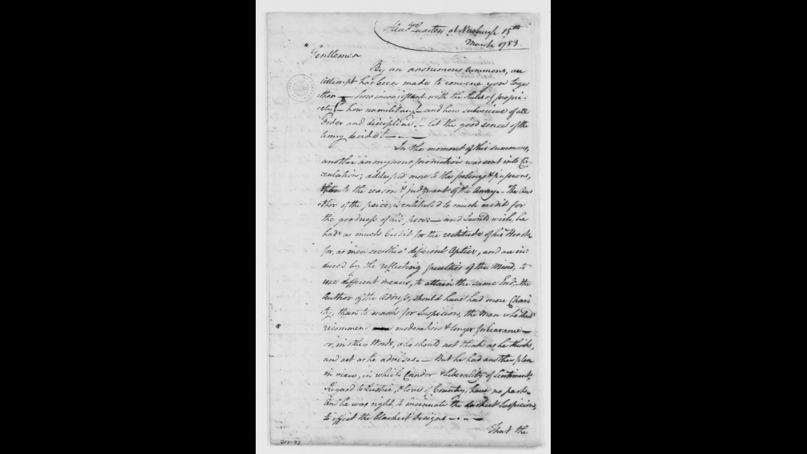 9. Washington's Reading Glasses Defused An Army Mutiny At Newburgh