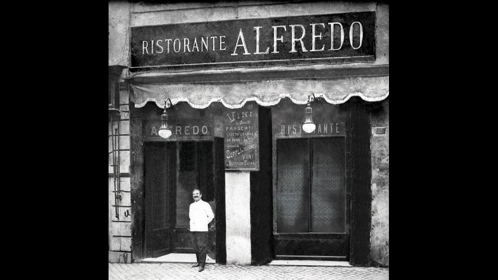 1. Les pâtes d'Alfredo Di Lelio étaient un remède avant de devenir célèbres