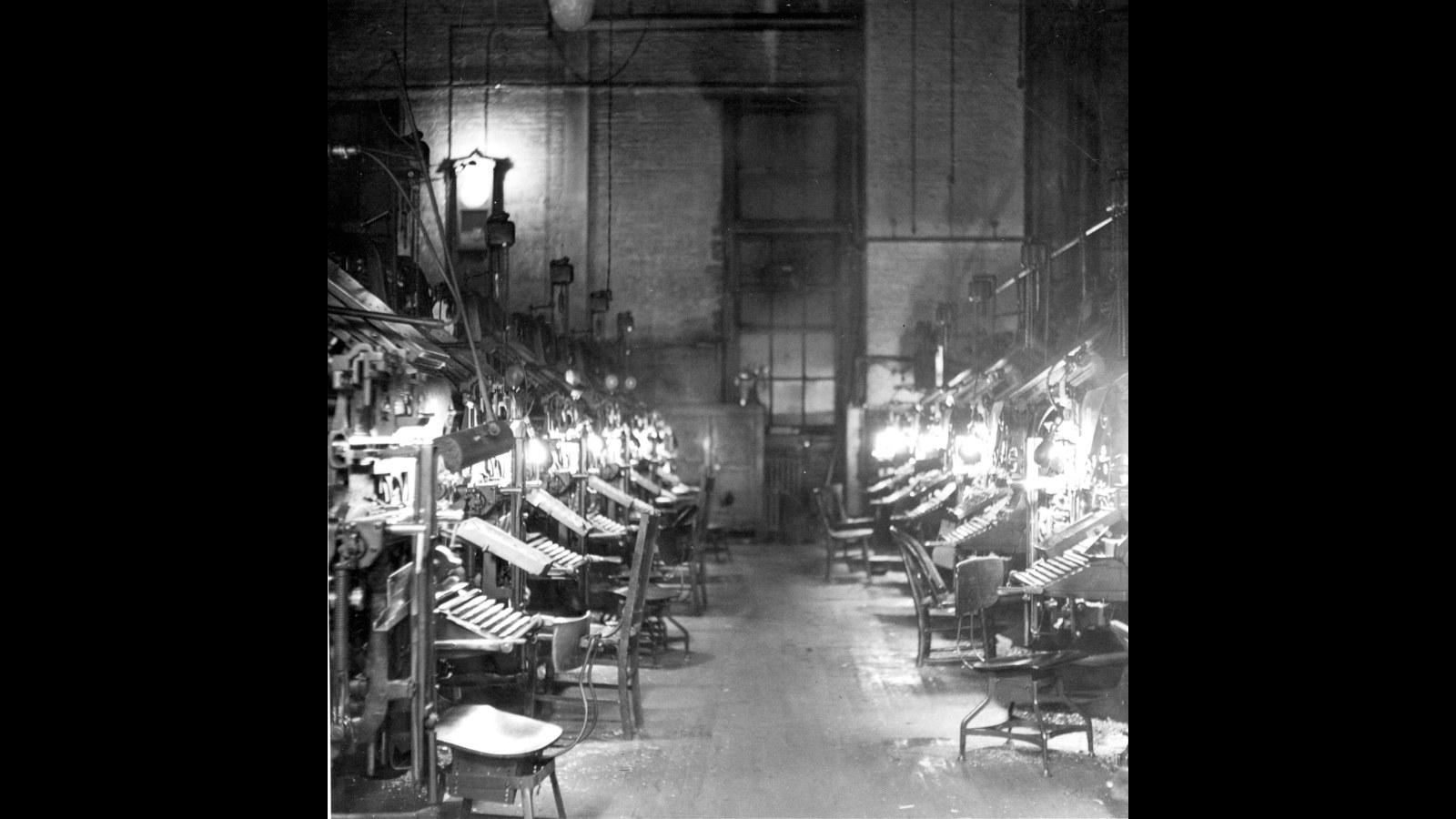 6. Newspapers Ran On Molten Lead