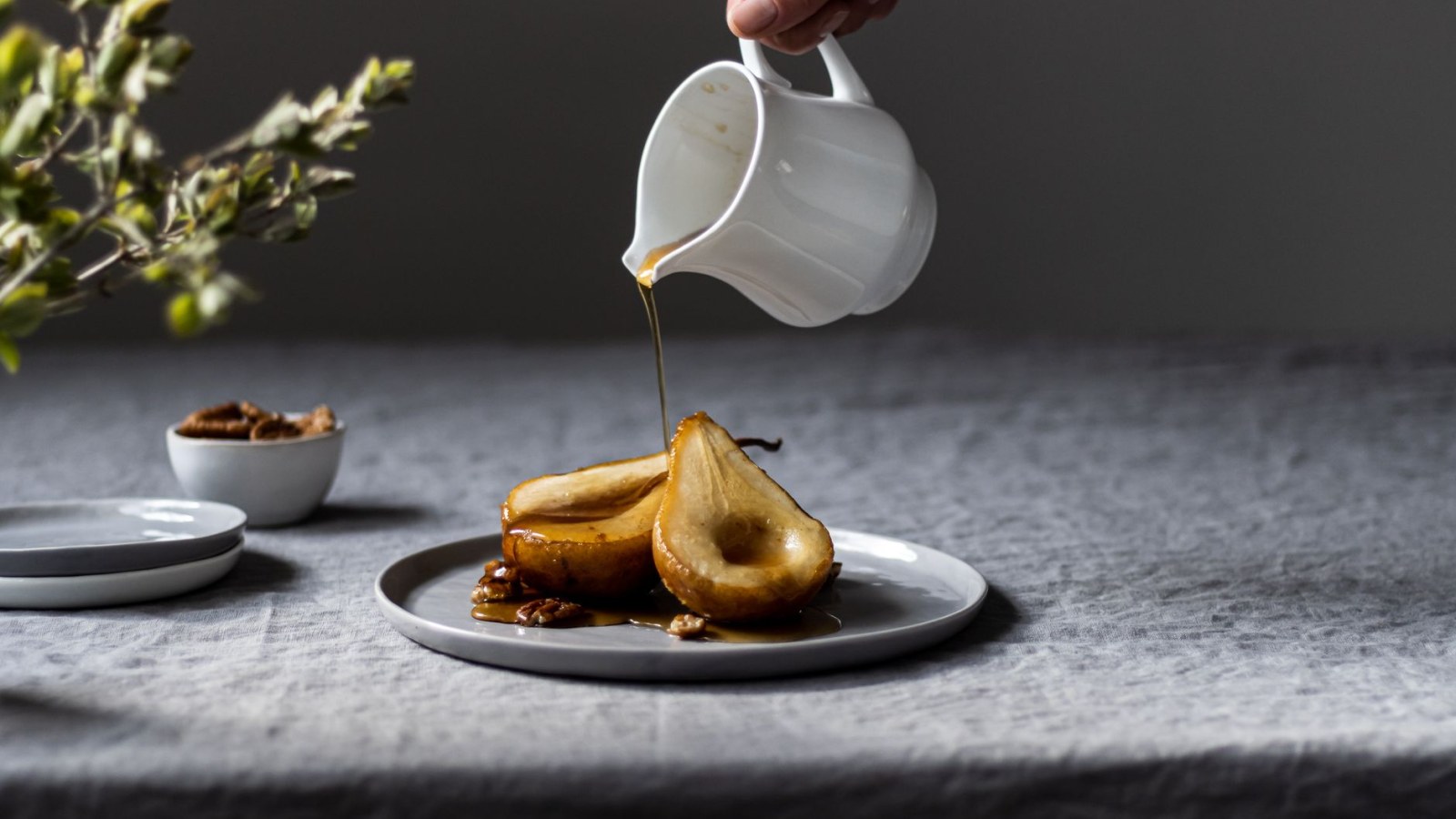 10. Peeres In Confyt: Pears Poached Ruby Red In Spiced Wine