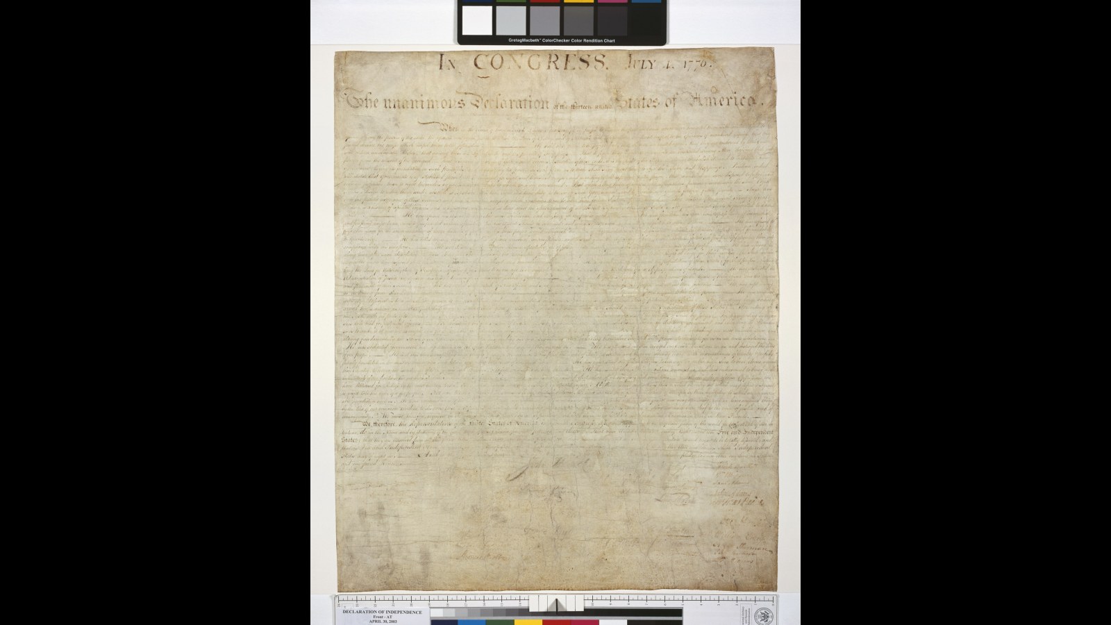 4. The Declaration's Famous Signing Came A Month Later