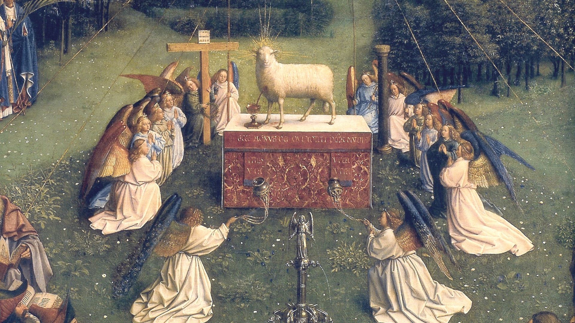 4. L'Adoration de l'Agneau mystique (1432)