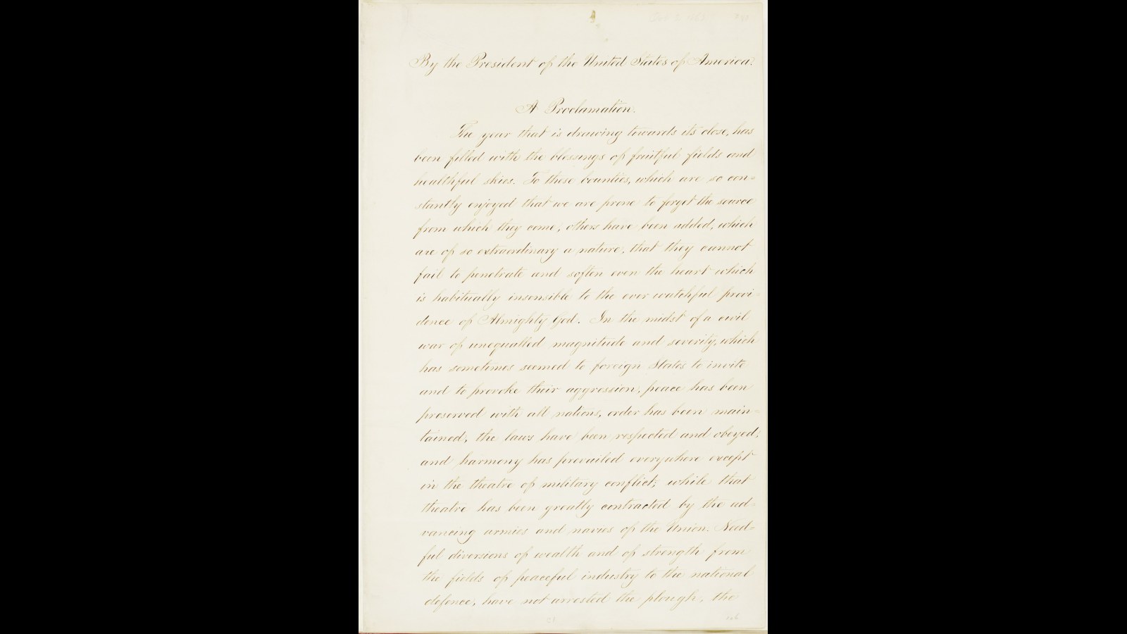 4. Lincoln a fait de Thanksgiving une fête annuelle pour maintenir la cohésion d'une nation divisée