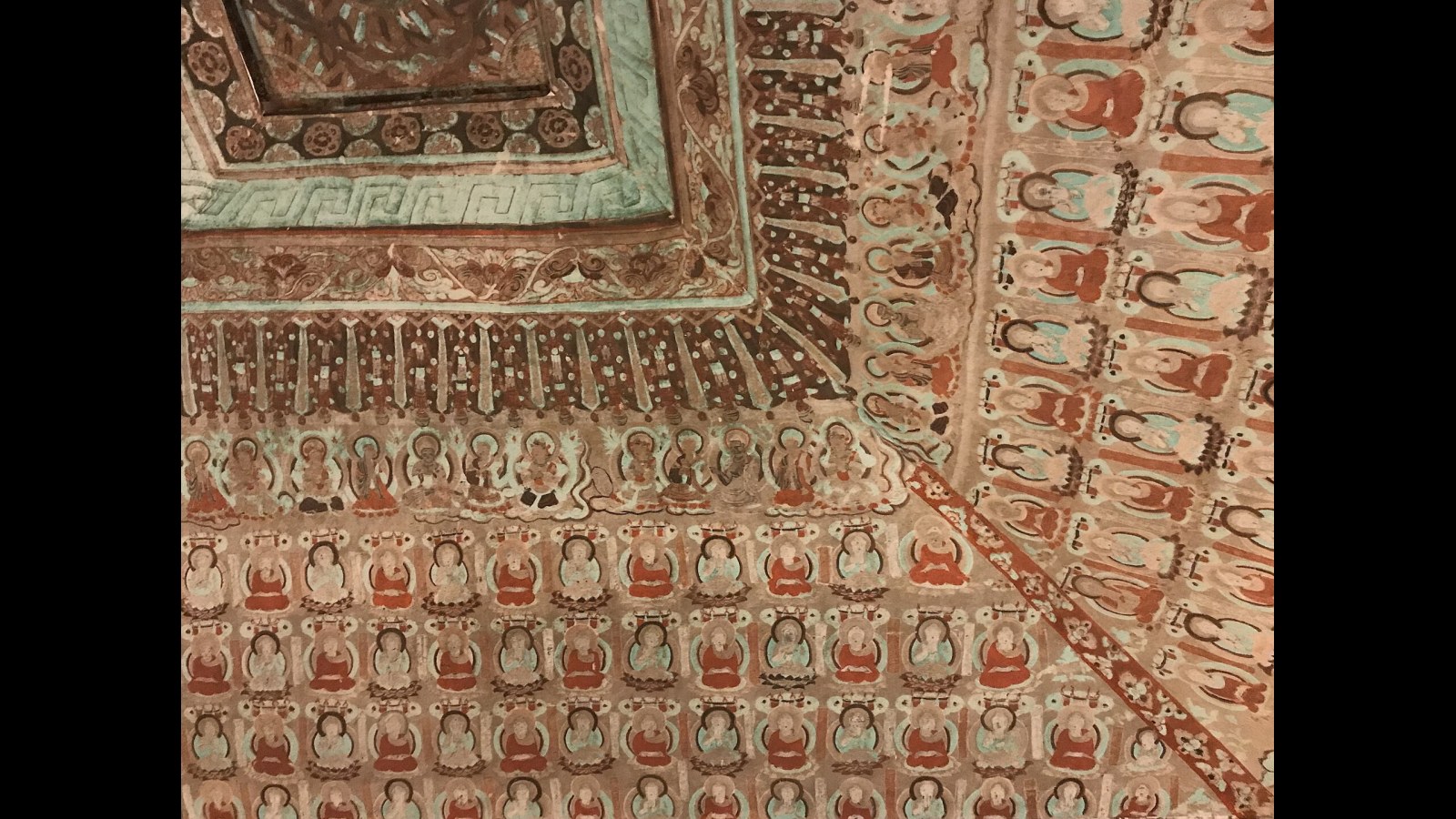 5. L'air du désert de Dunhuang a permis de préserver 45 000 mètres carrés de fresques bouddhistes