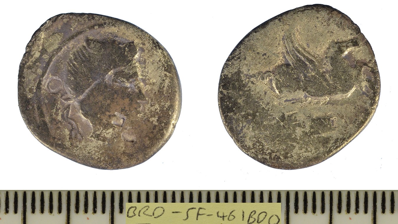 14. Les faux-monnayeurs de l'Antiquité cachaient du métal contrefait à l'intérieur des pièces d'argent