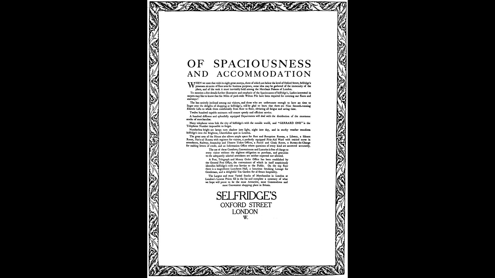 8. Selfridges a mis en place une agence de voyages gratuite au sein de son magasin