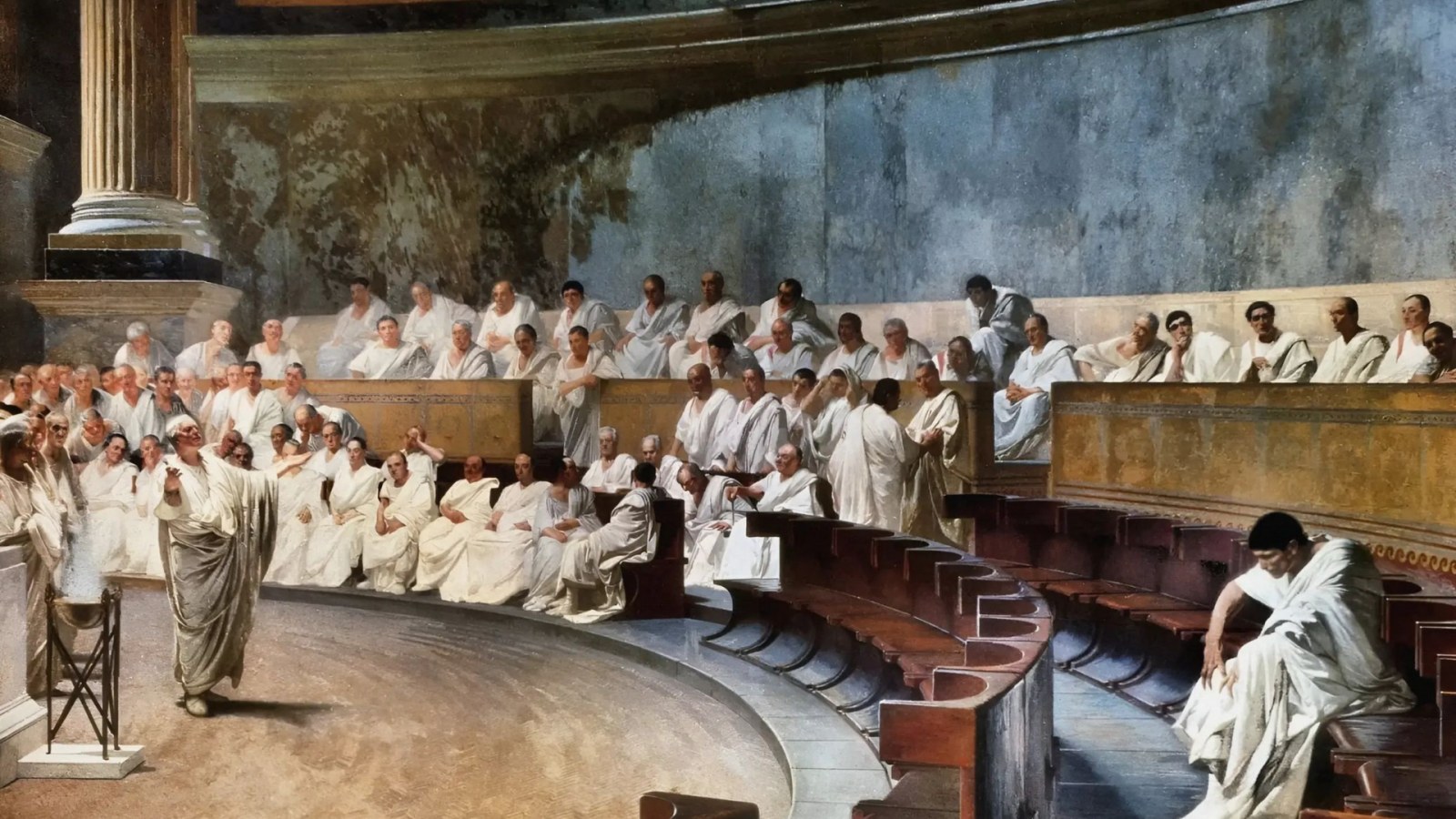 18. Cicero's Senate Floor Accusation Drove Catiline Out Of Rome