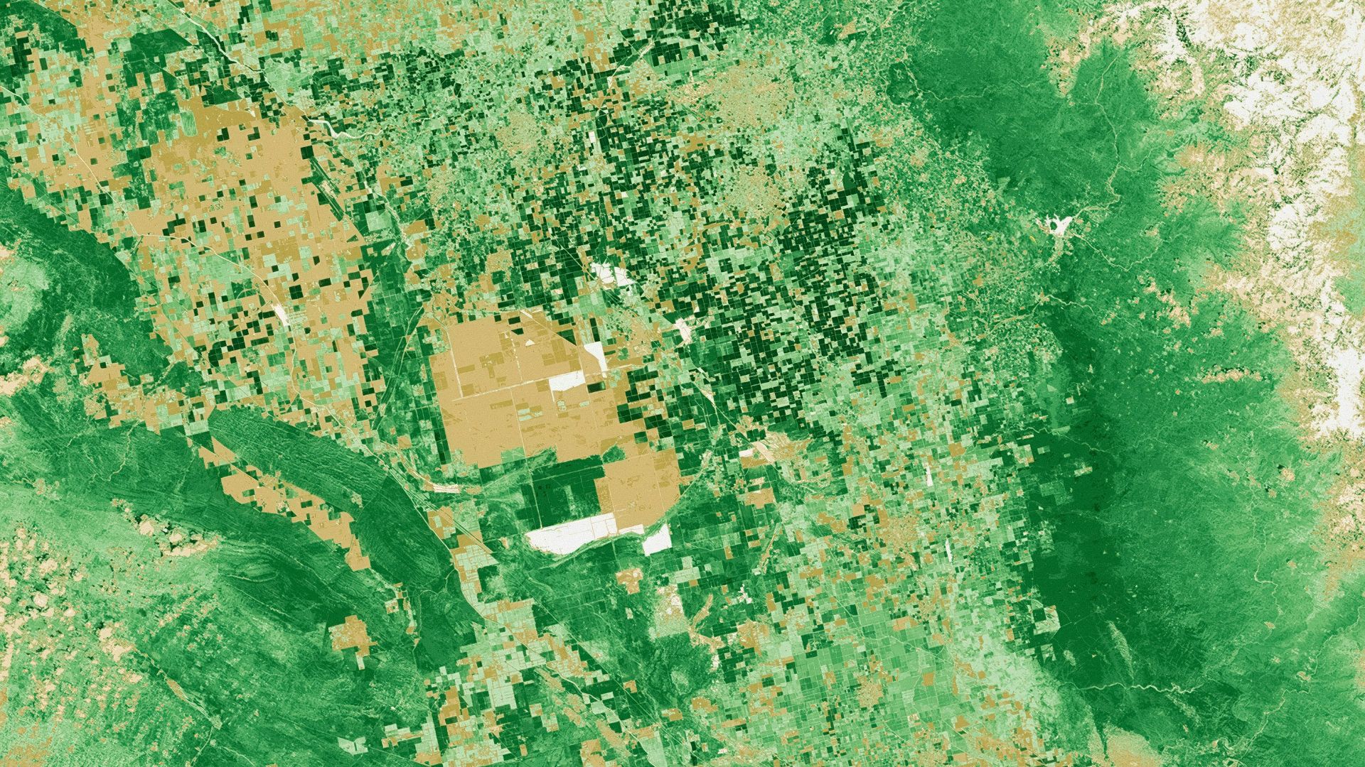 19. Le pompage des eaux souterraines a provoqué l'affaissement de la vallée de San Joaquin