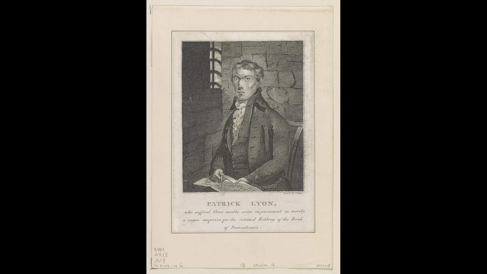 20. Patrick Lyon's Wrongful Arrest Followed The Bank Of Pennsylvania Theft