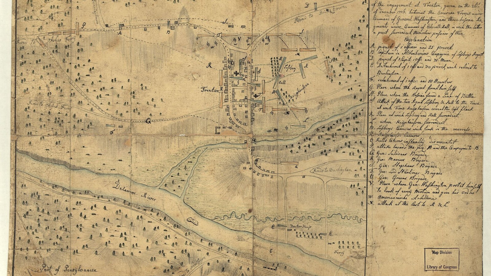 7. Les Hessiens présents à Trenton étaient sobres mais épuisés