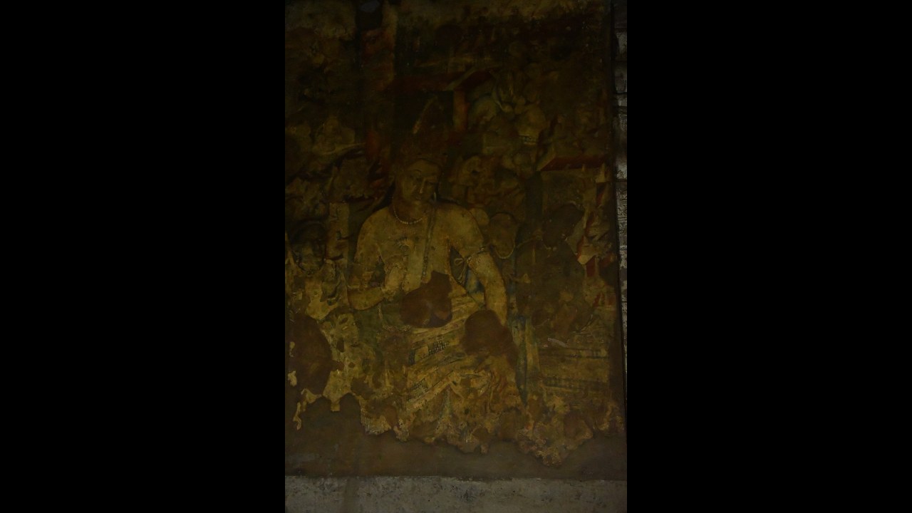 7. Les grottes creusées dans la roche d'Ajanta abritent les plus anciennes peintures murales de l'Inde