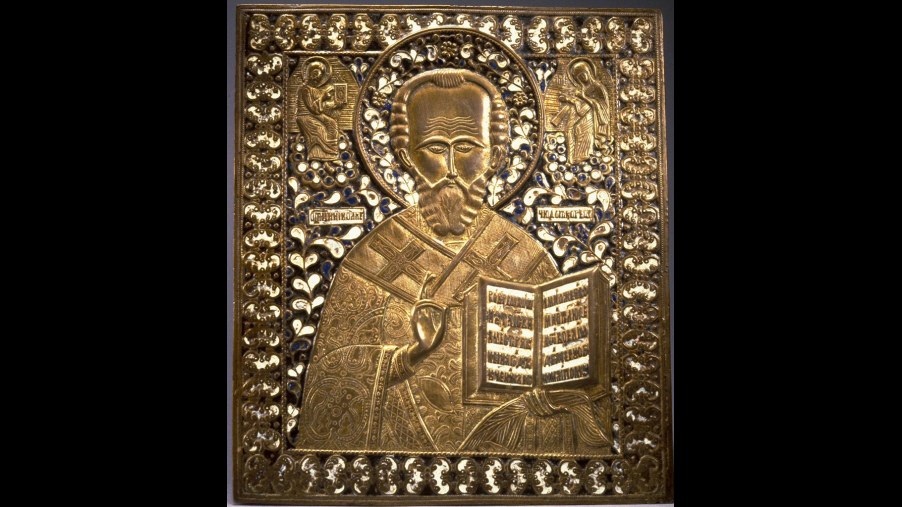 1. Saint Nicolas a ramené trois garçons assassinés d'un tonneau de saumure