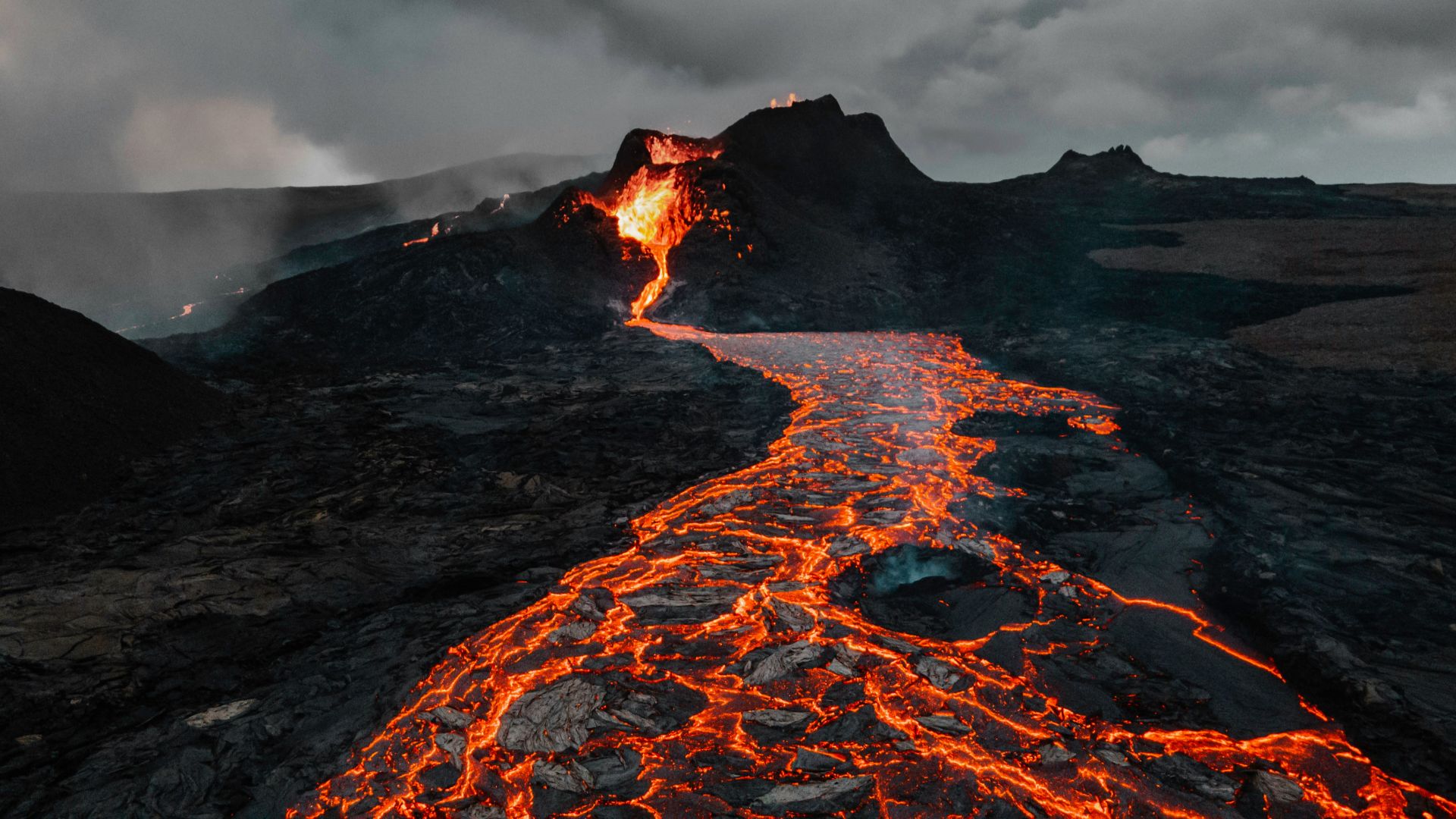 19. A marché sur un flux pyroclastique