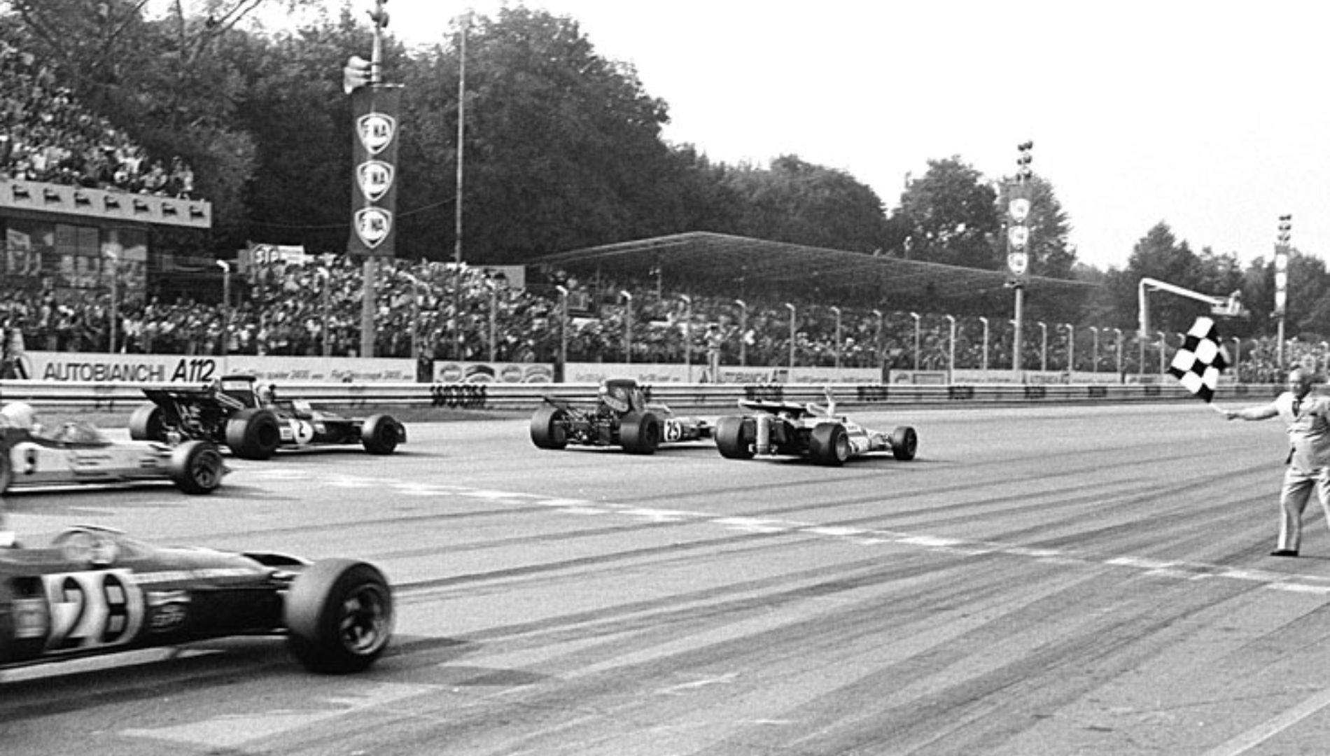 12. Grand Prix d'Italie 1971 (Monza) : la victoire de Gethin avec 0,01 seconde d'avance