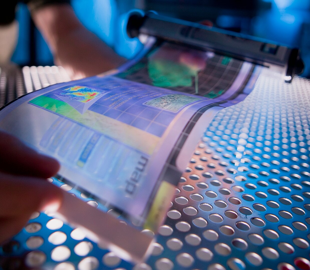 The rollable LED screen