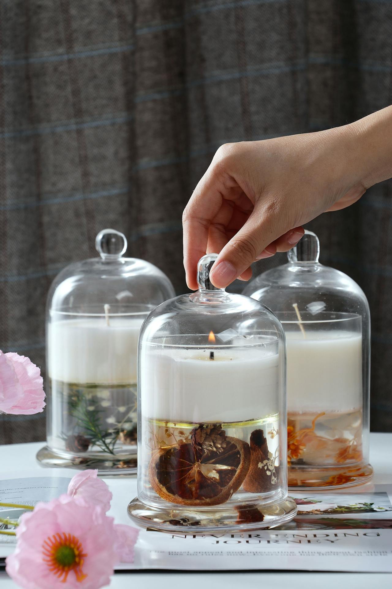 <strong>13. A glass bell jar (with an object inside)</strong>
