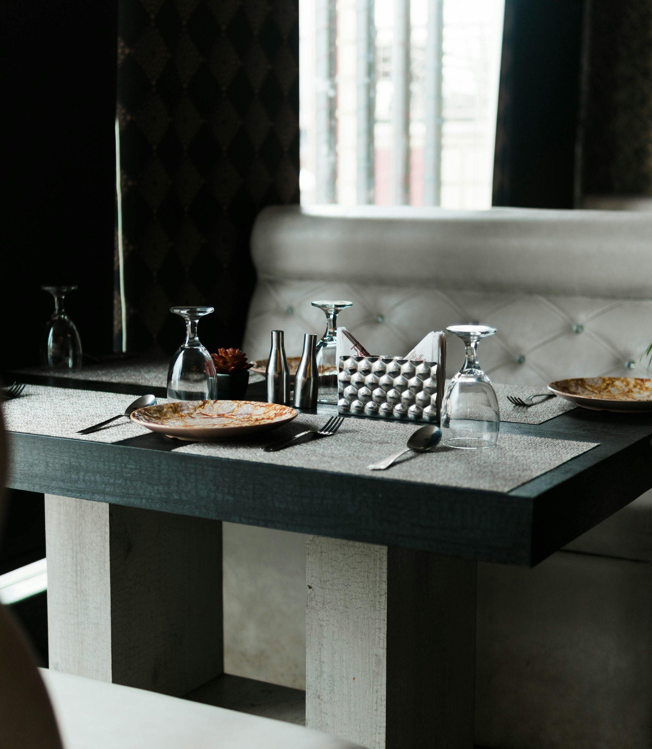 8. The living room coffee table as a dining table