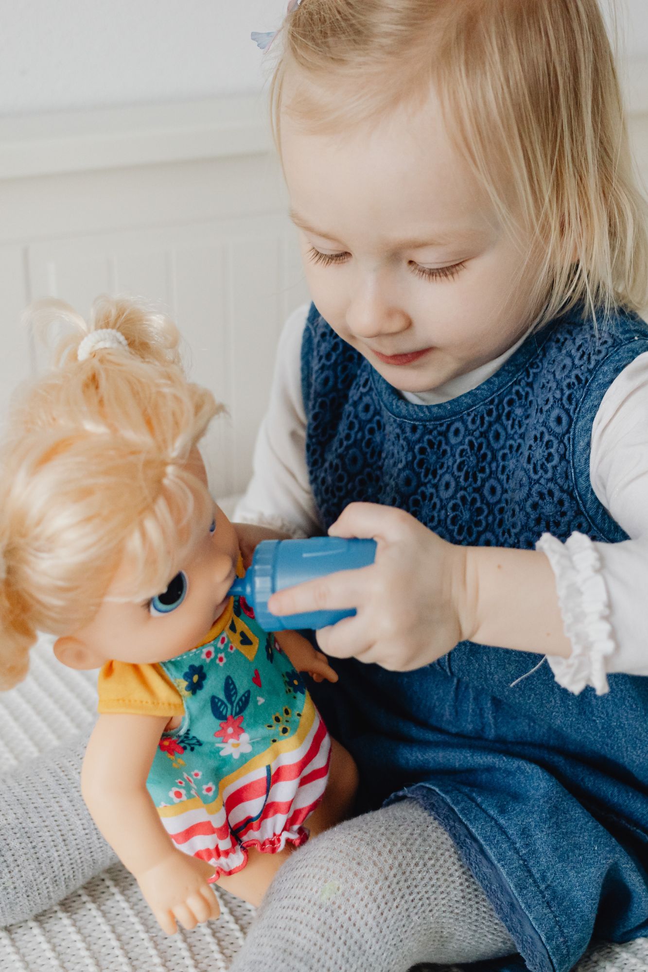 Playing at caring