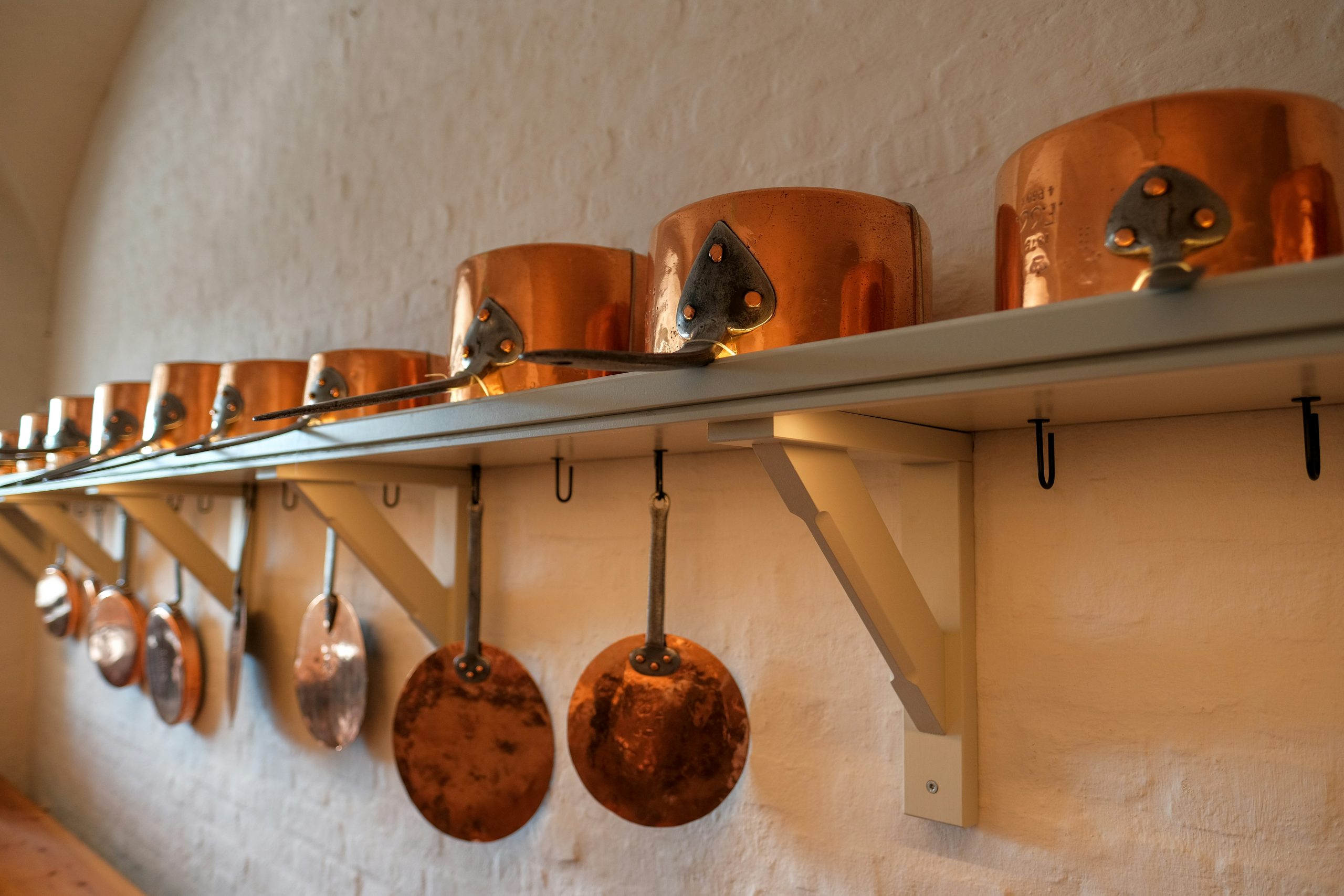 Copper pots