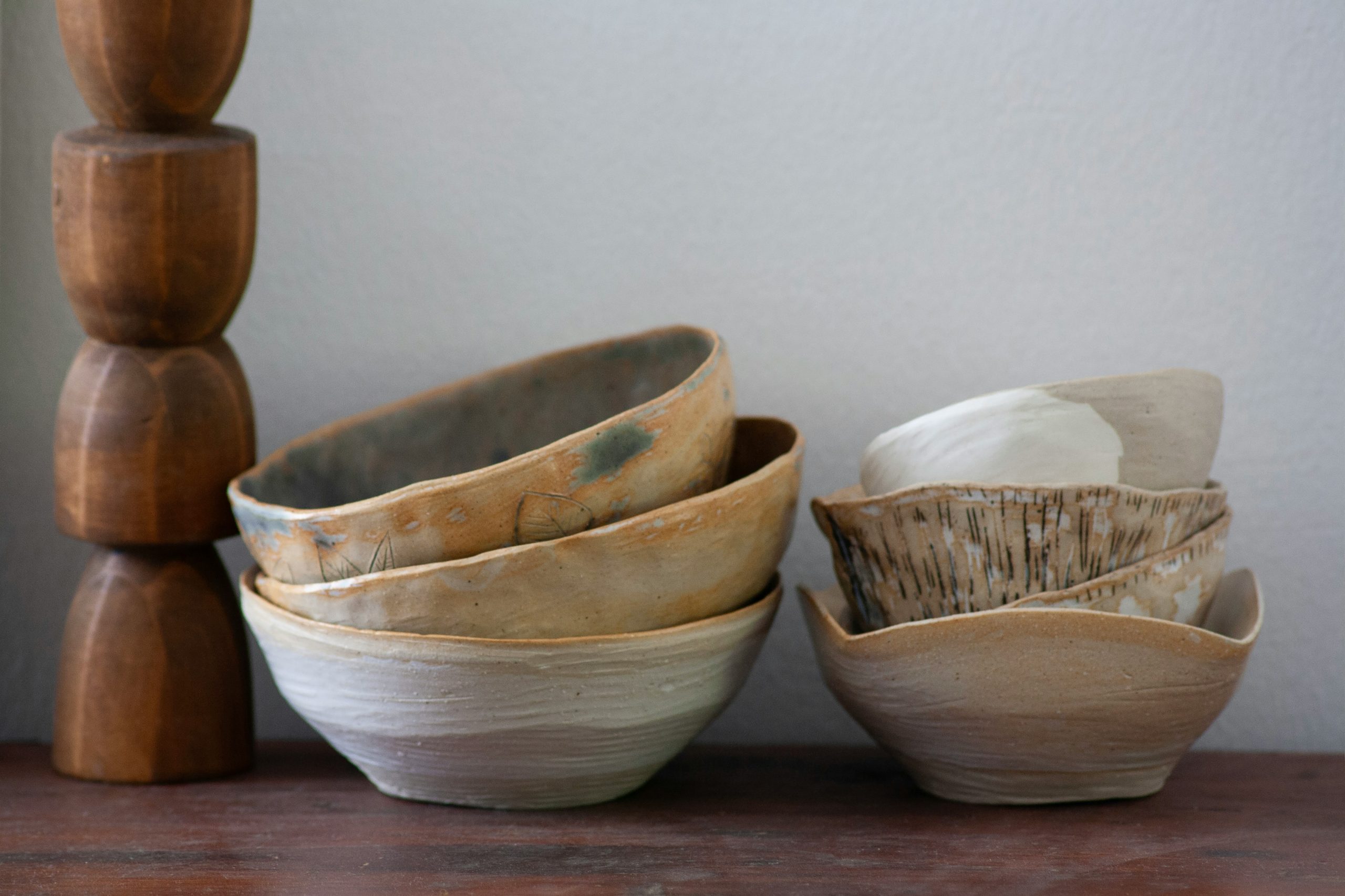 Ceramic salad bowl