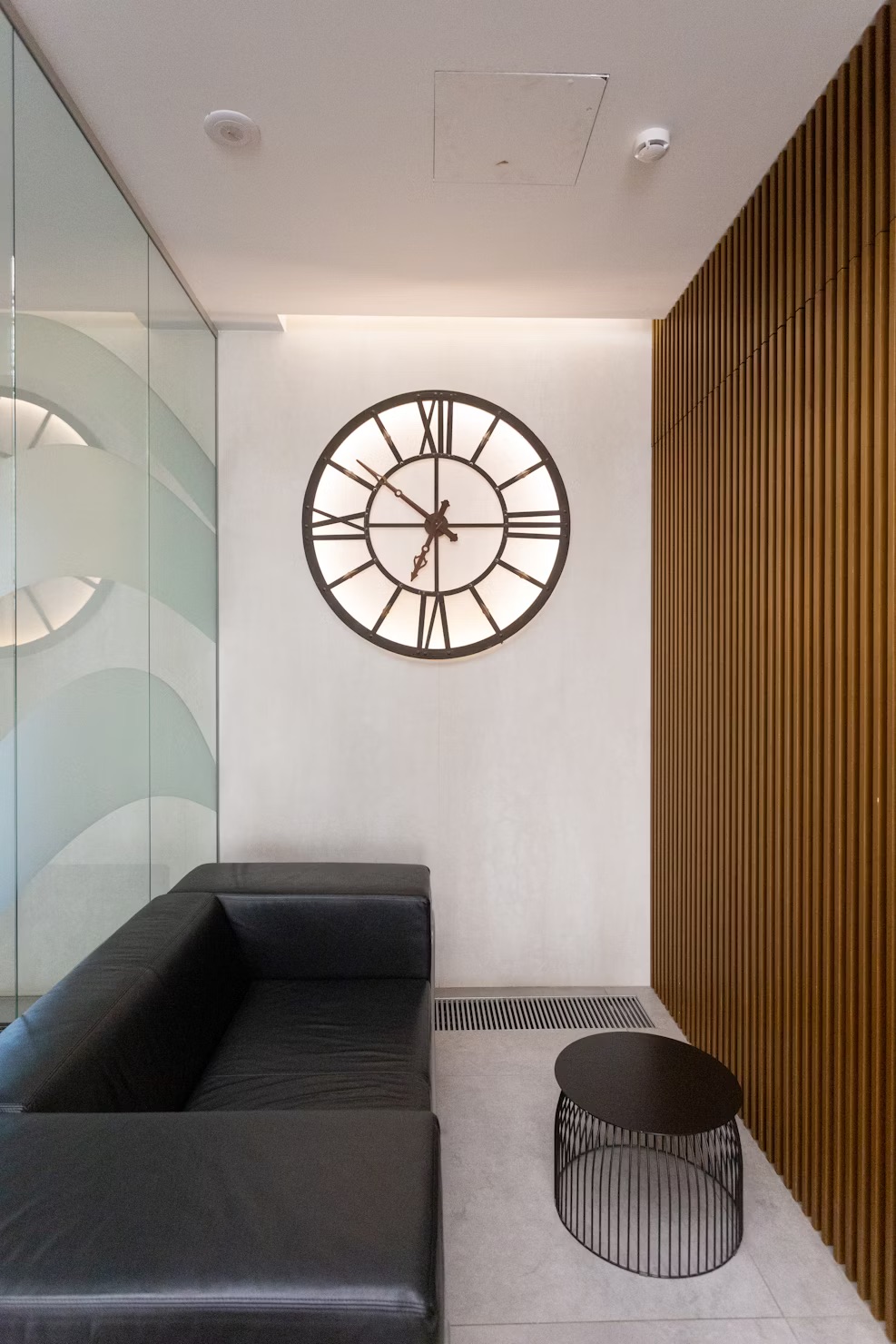 A designer wall clock