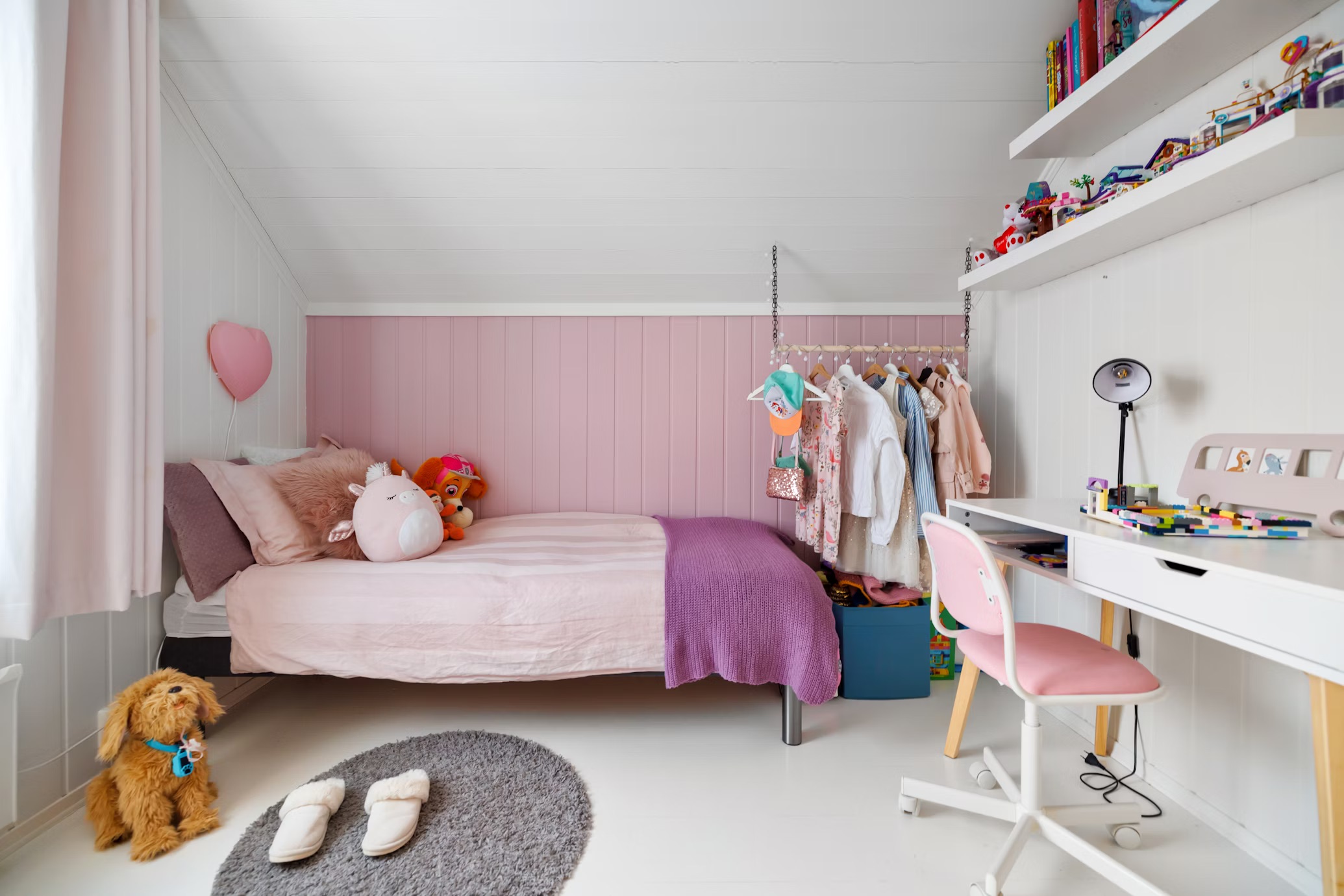 A shared office space