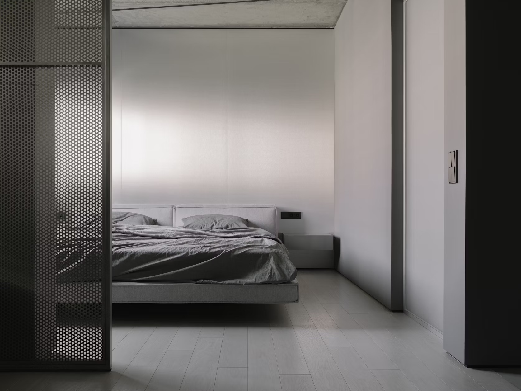 Removable partitions to create private areas