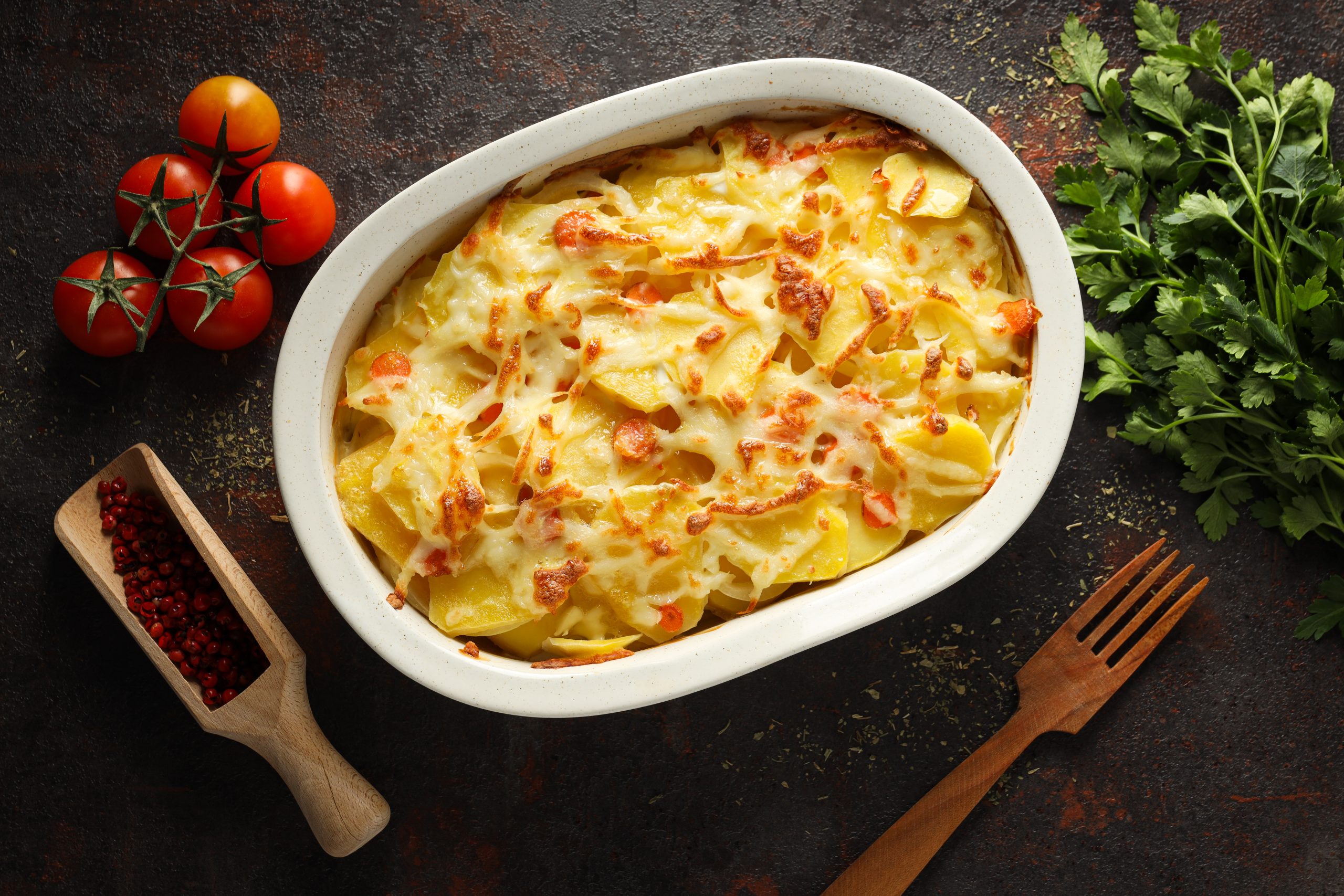 Ham pasta bake