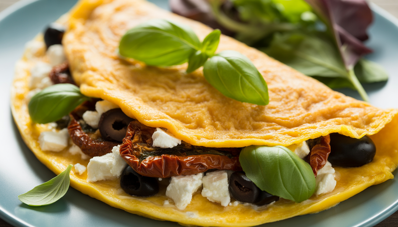 4. Mediterranean-style omelet