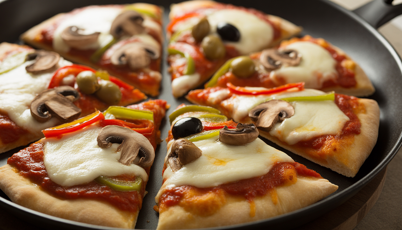 8. Quick homemade pan pizza
