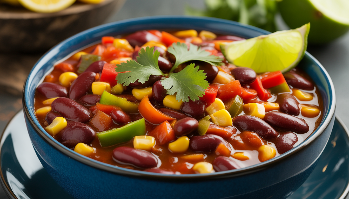14. Quick chili sin carne