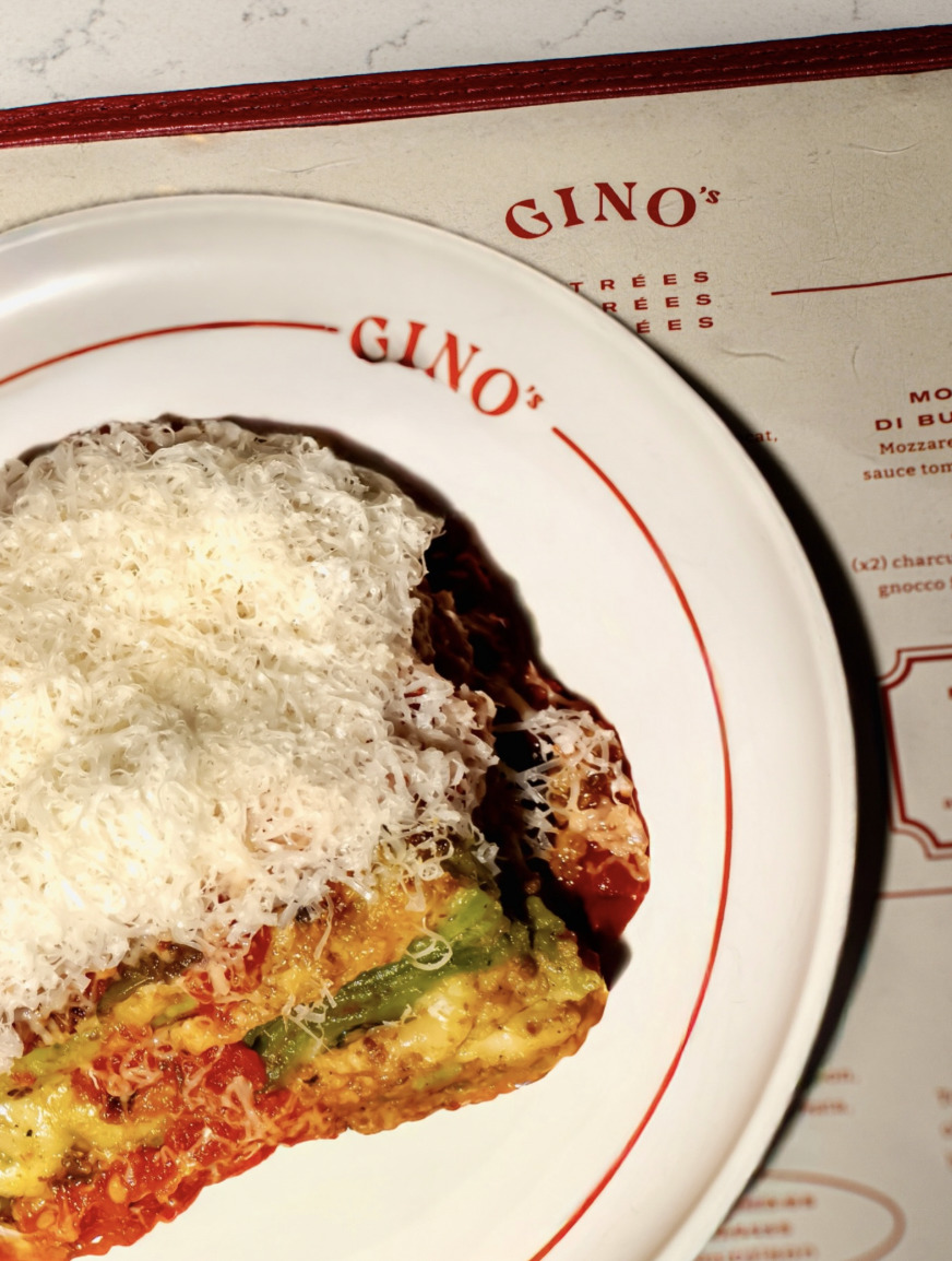 Gino's Negroni & Lasagna